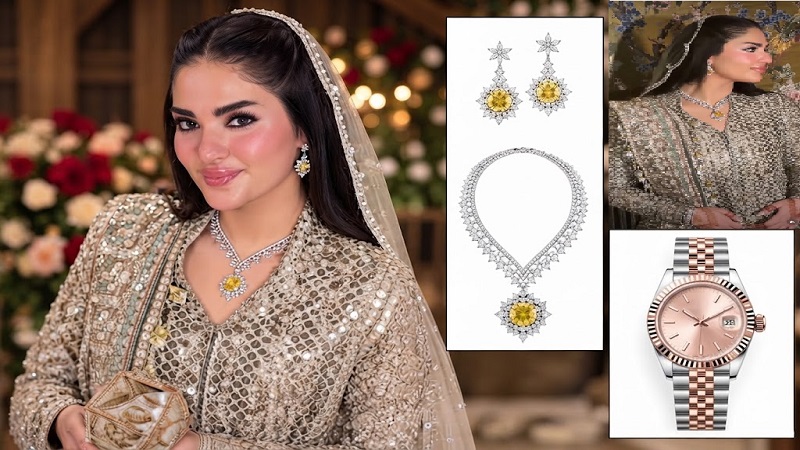 نکاح پر اربوں روپے کی جیولری؟ ماہ نور صفدر کے شاہانہ برائیڈل لُک کی تفصیلات سامنے آگئیں